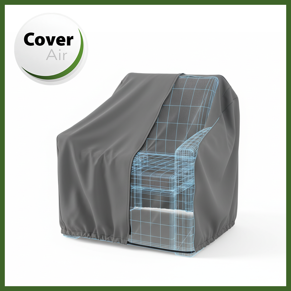 Housse FAUTEUIL - 85 x 85 x 70 cm - Cover Air