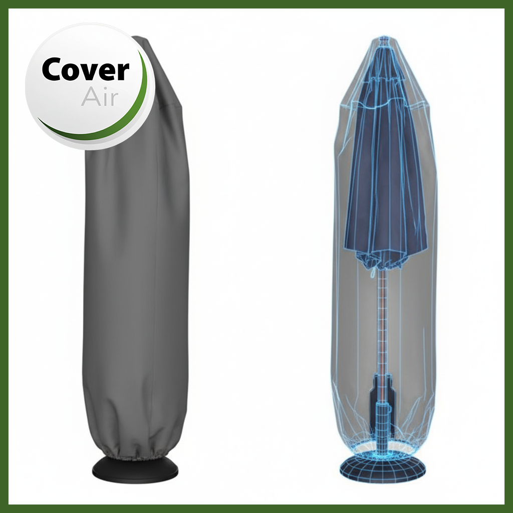 Housse PARASOL DROIT - Ø 25 x 200 cm - jusqu'à Ø 4m - Cover Air