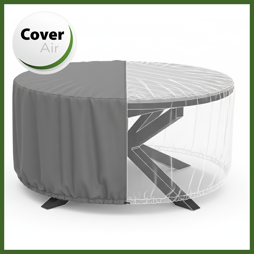 Housse TABLE RONDE 6 pers.- Ø 120 x 50 cm - Cover Air