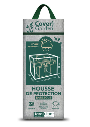 Housse BARBECUE - 150 x 80 x 90 cm - Cover Garden