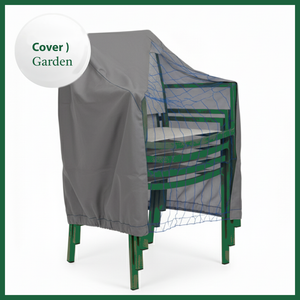 Housse CHAISES EMPILEES - 66 x 66 x 110/80 cm - Cover Garden