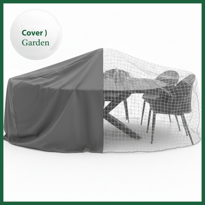 Housse TABLE RONDE + CHAISES - 6 pers. - Ø 160 x 70 cm - Cover Garden