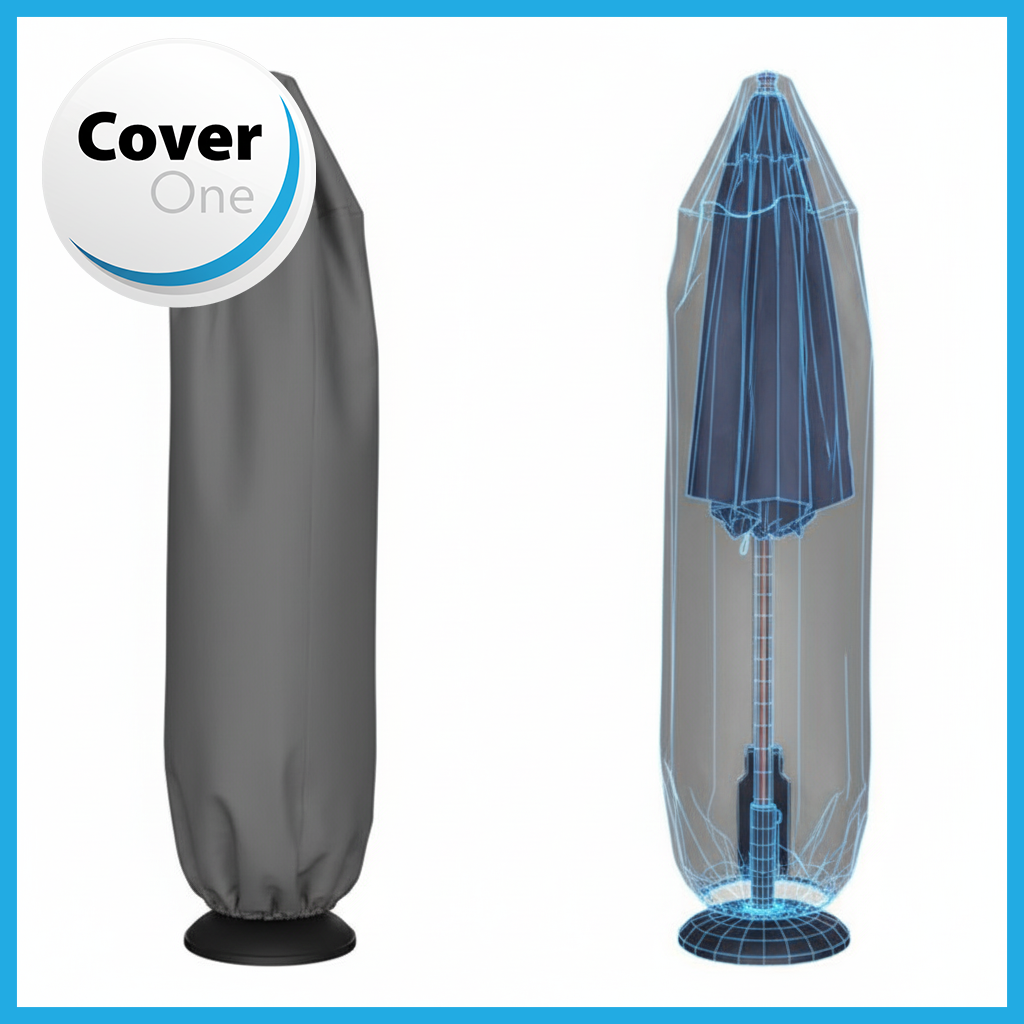 Housse PARASOL DROIT - Ø 25 x 200 cm - jusqu'à Ø 4m - Cover One