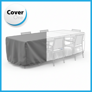 Housse TABLE RECTANGULAIRE + CHAISES 6/8 pers. - 240 x 130 x 70 cm - Cover One