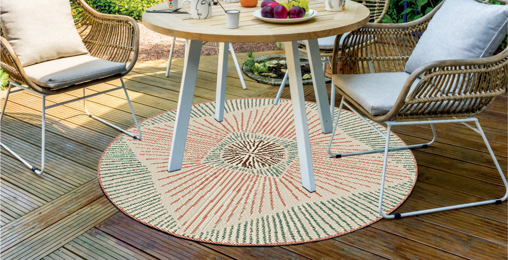 Tapis d'extérieur rond - CALI