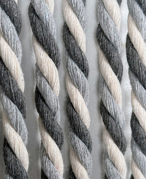 Rideau de porte en corde tressée 54 Bandes - CORDAGE SERRÉ