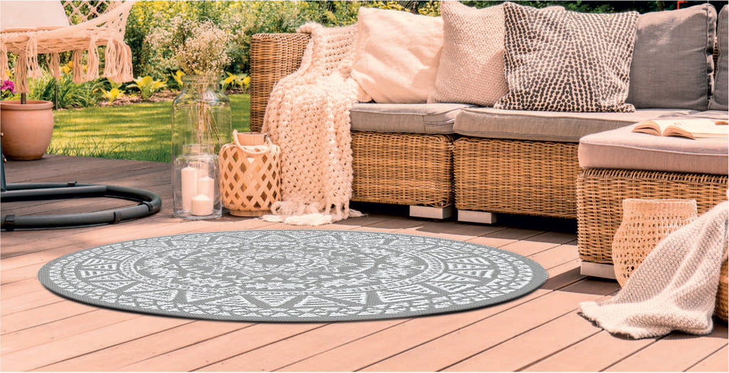 Tapis d'extérieur rond - DJERBA
