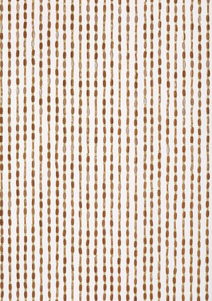 Rideau de porte en bambou et perles de bois - Sumatra