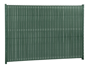 ECOVIZIO - Lanière occultante à tresser 48 mm - 100% RECYCLÉE pour panneau grillagé soudé + 100 clips