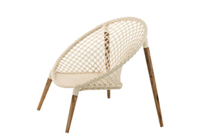 Fauteuil rond en macramé - PAMBAN