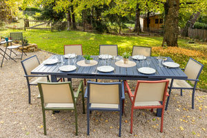 Table de jardin extensible 8/ 10 personnes - SANTORIN