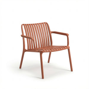 JOYSXEE - Fauteuil bas - Résine PP 50 % recyclé - Dimensions 76 × 68 × 74 cm