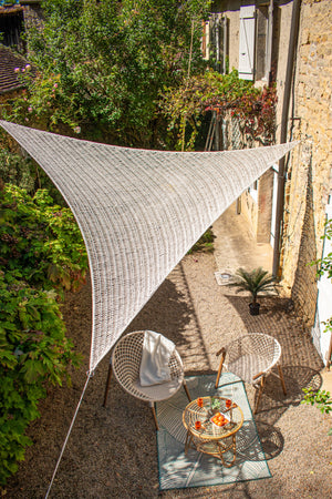 Ombrière en MACRAMÉ