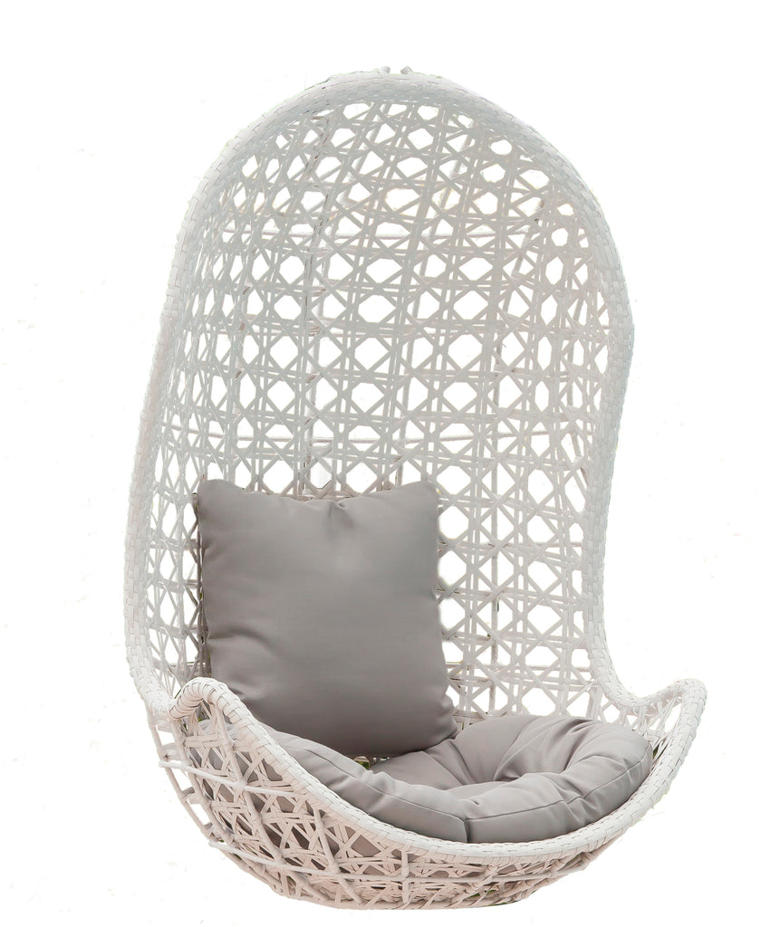 Oeuf suspendu en résine tressée FUTUNA