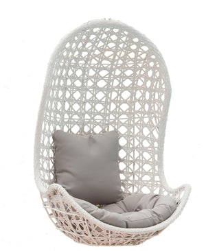 Oeuf suspendu en résine tressée FUTUNA