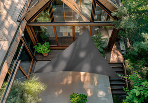 Voile d'Ombrage Rivage Triangulaire 3,60 m de côté - Fabriqué en France