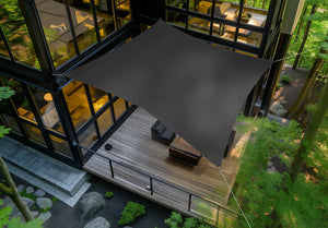 Voile d'Ombrage Rivage Rectangulaire 4 m x 3 m de côté - Fabriqué en France