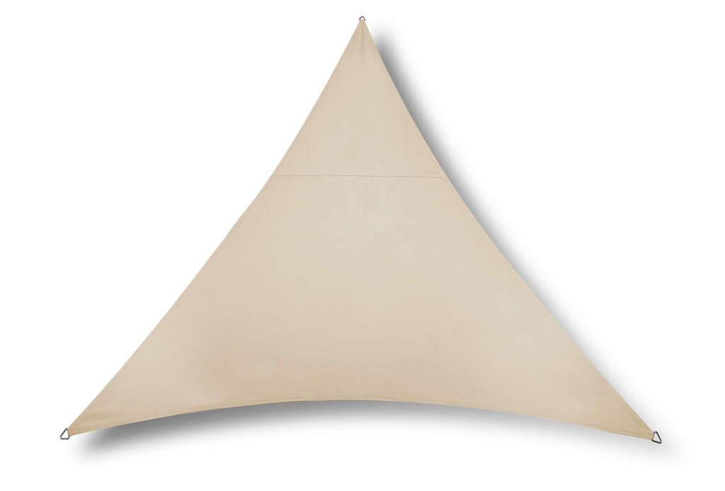 Voile d'Ombrage Rivage Triangulaire 5 m de côté - Fabriqué en France