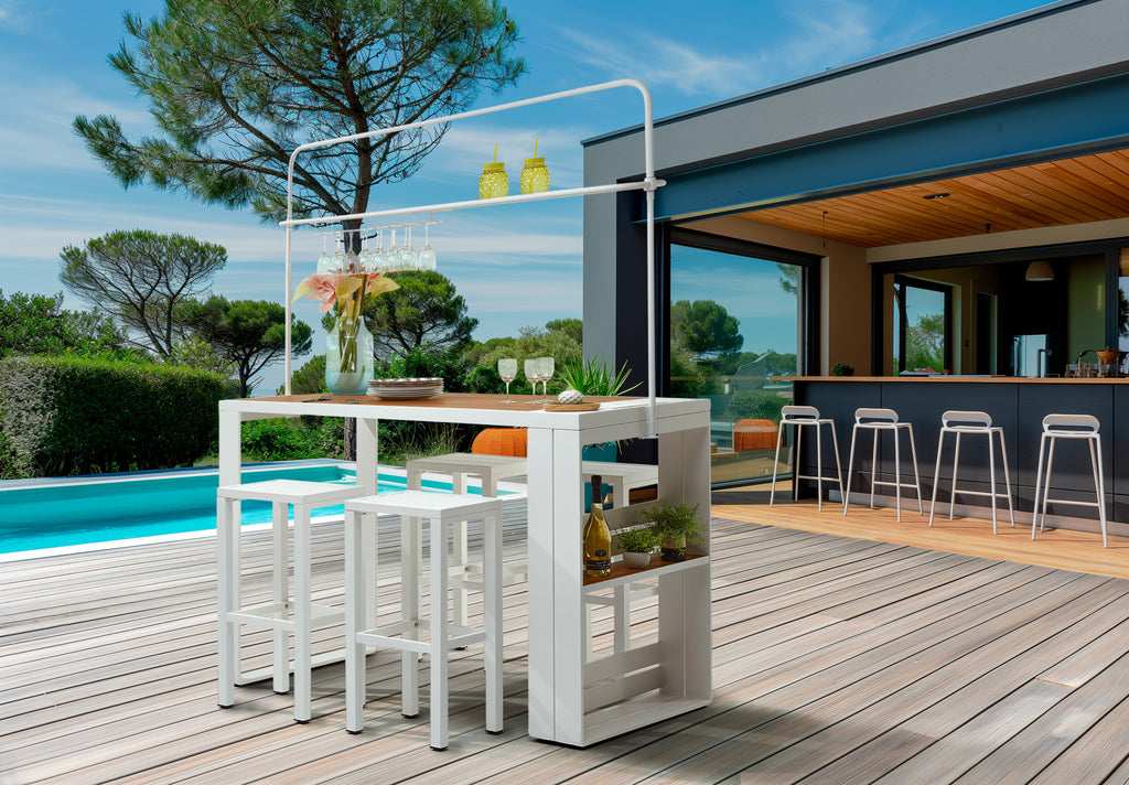 Ensemble table de bar mange-debout - HAWAÏ