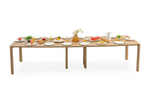 Table de jardin extensible / Console Roko – Aluminium – 62 à 370 cm – 2 à 14 personnes – Housse incluse