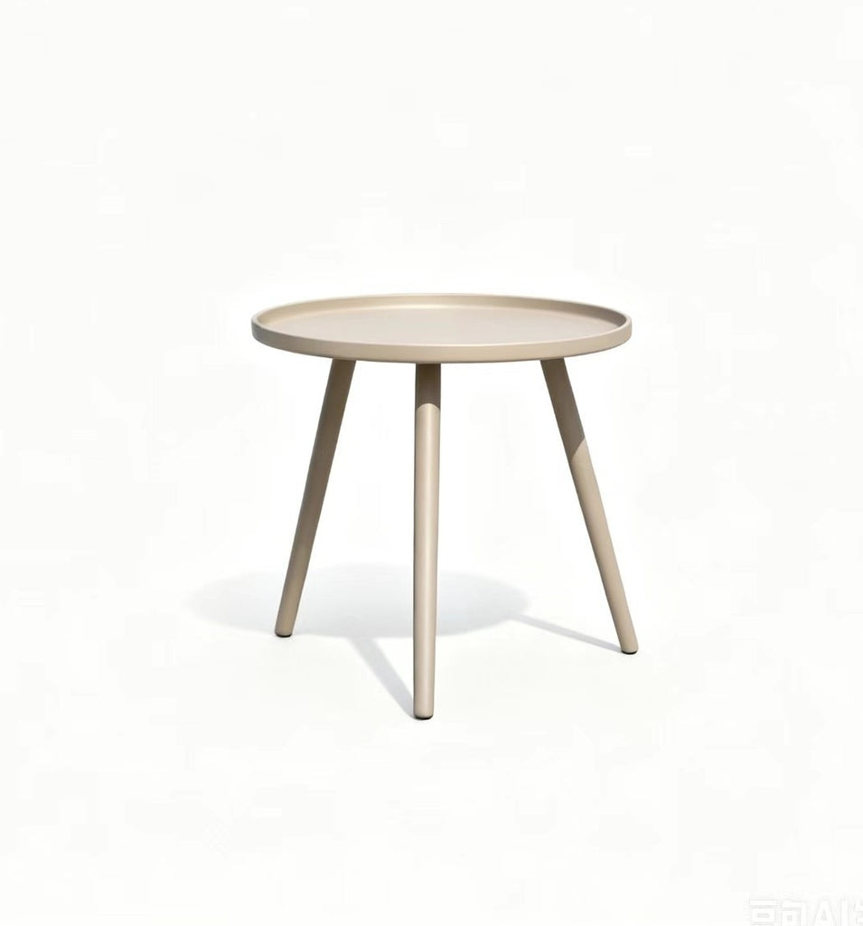 Table basse gigogne ronde en acier traité - ANTIPAROS