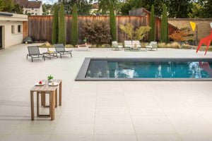 Table de jardin extensible / Console Roko anthracite – Aluminium – 62 à 370 cm – 2 à 14 personnes – Housse incluse