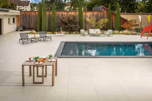 Table de jardin extensible / Console Roko anthracite – Aluminium – 62 à 370 cm – 2 à 14 personnes – Housse incluse