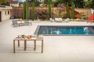 Table de jardin extensible / Console Roko anthracite – Aluminium – 62 à 370 cm – 2 à 14 personnes – Housse incluse