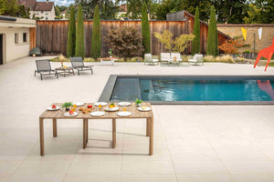 Table de jardin extensible / Console Roko anthracite – Aluminium – 62 à 370 cm – 2 à 14 personnes – Housse incluse