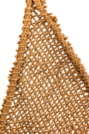 Ombrière triangulaire - 3,5 m - Coco naturelle