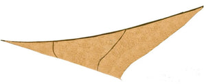 Voile d'ombrage JUTE NATURELLE Triangulaire