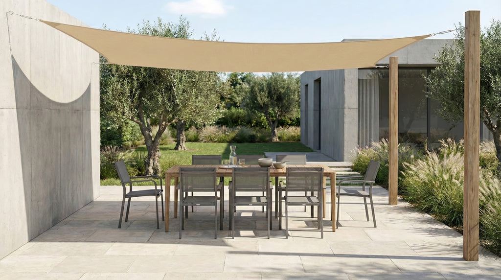 Voile d'ombrage AUSTRAL Tressé Rectangulaire - 4 x 3m