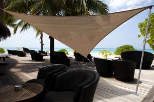 Voile d'ombrage AUSTRAL Triangulaire tressé - 3.60 m