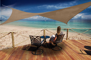 Voile d'ombrage AUSTRAL Carré tressé - 5 m