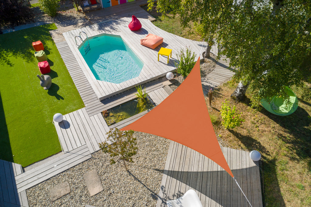 Voile d'ombrage FLEX Triangulaire - 5 m