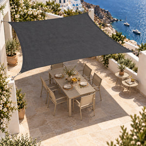 Voile d'ombrage AUSTRAL Carré tressé - 3.60 m