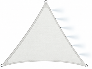 Voile d'ombrage AUSTRAL avec Brumisateur 6 buses Triangulaire  - 3.60 m