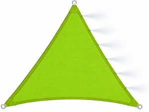 Voile d'ombrage AUSTRAL avec Brumisateur 6 buses Triangulaire  - 3.60 m