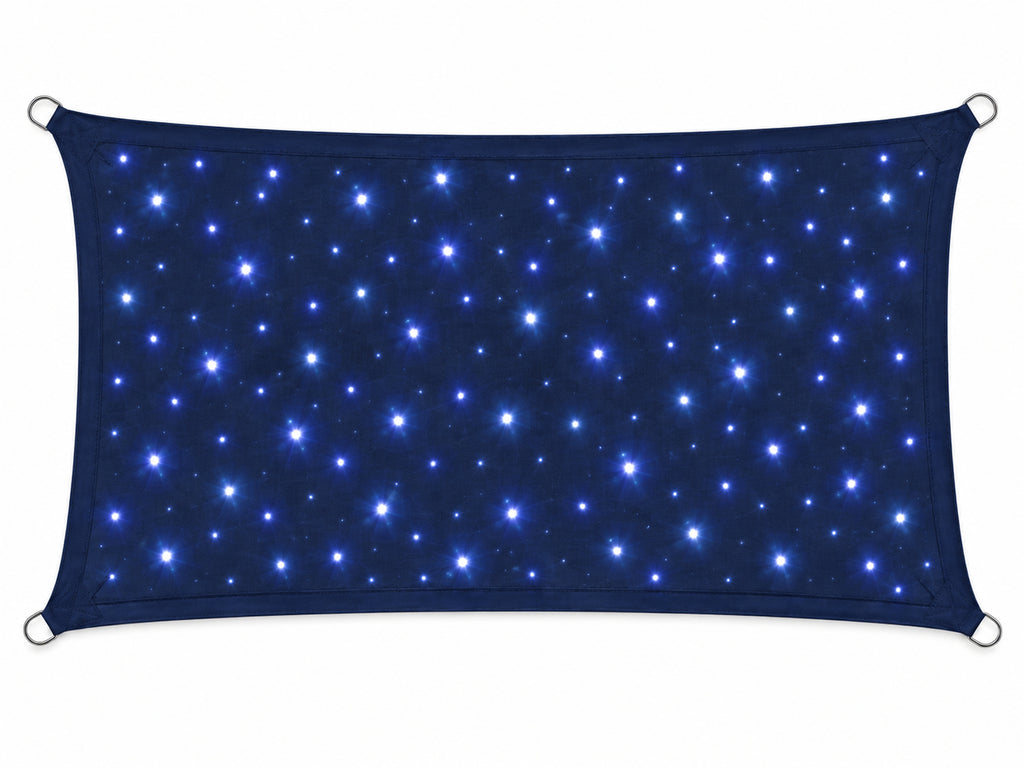 Voile d'ombrage AUSTRAL Ciel Étoilé avec LEDS solaires