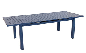 Ensemble repas Santorin gris bleuté - table et fauteuils