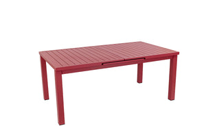 Ensemble repas Santorin terracotta 8 pers. - 1 table et 8 fauteuils