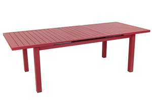 Ensemble repas Santorin terracotta 8 pers. - 1 table et 8 fauteuils