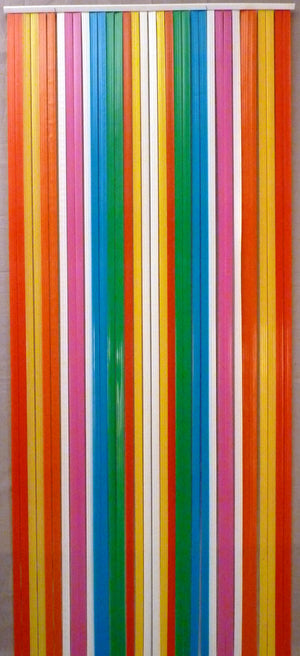 ANTILLES - Multicolore - Rideau de porte lanières