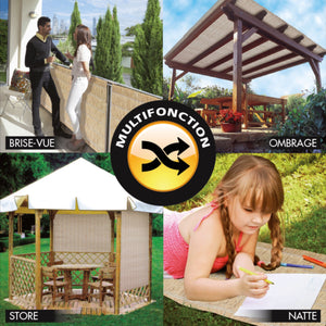 Canisse multifonctions - Sable - Hauteur 1.5m