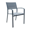 Fauteuil de jardin Anthracite - MILOS