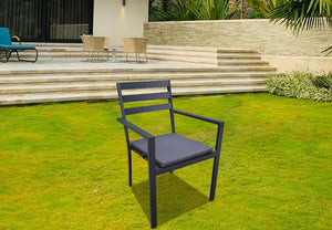 Fauteuil de jardin Anthracite - PALMA - SECOND CHOIX