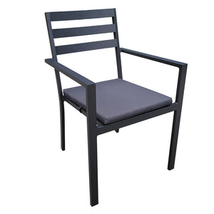 Fauteuil de jardin Anthracite - PALMA - SECOND CHOIX