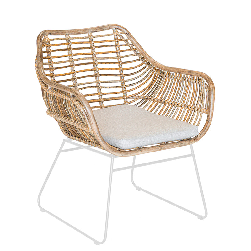 Fauteuil de jardin en résine tressée - PEMBA