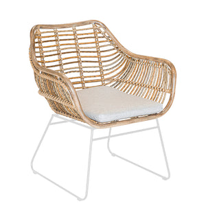 Fauteuil de jardin en résine tressée - PEMBA