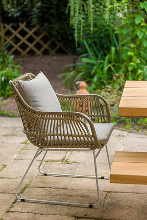Fauteuil de jardin en résine tressée - PEMBA
